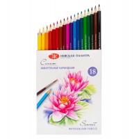 Сонет Набор акварельных карандашей 18 цветов
