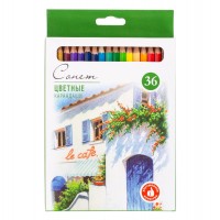 Набор цветных карандашей Сонет, 36 цветов