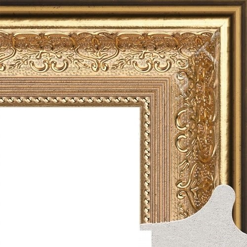 Багет из полистирола, K6504-67G Рама для картины, зеркала на заказ по Вашим размерам. Цена за метр готовой рамы. Профиль: 38x65