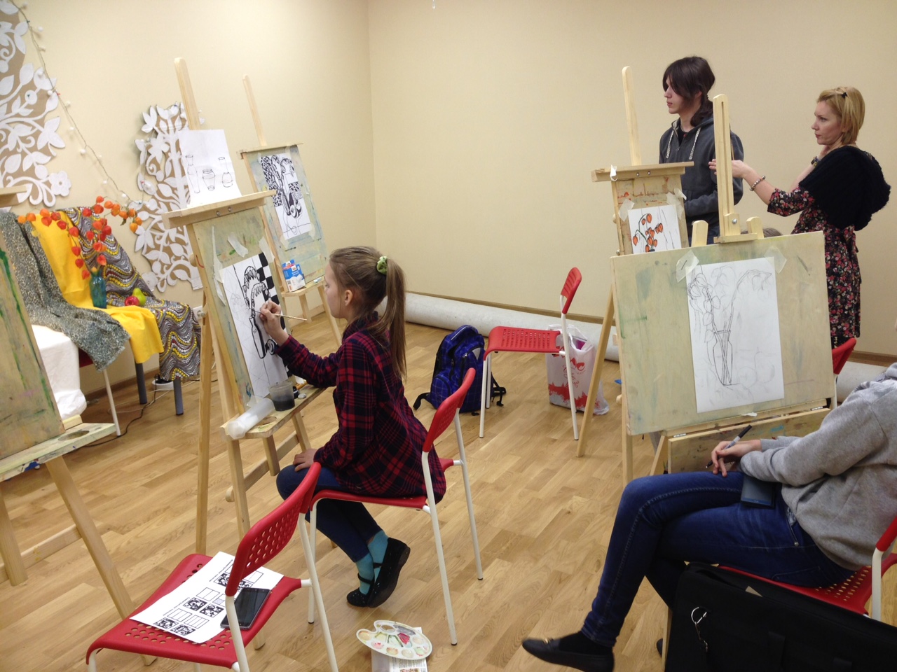 Уроки живописи для детей 12-16 лет в Химках, Куркино