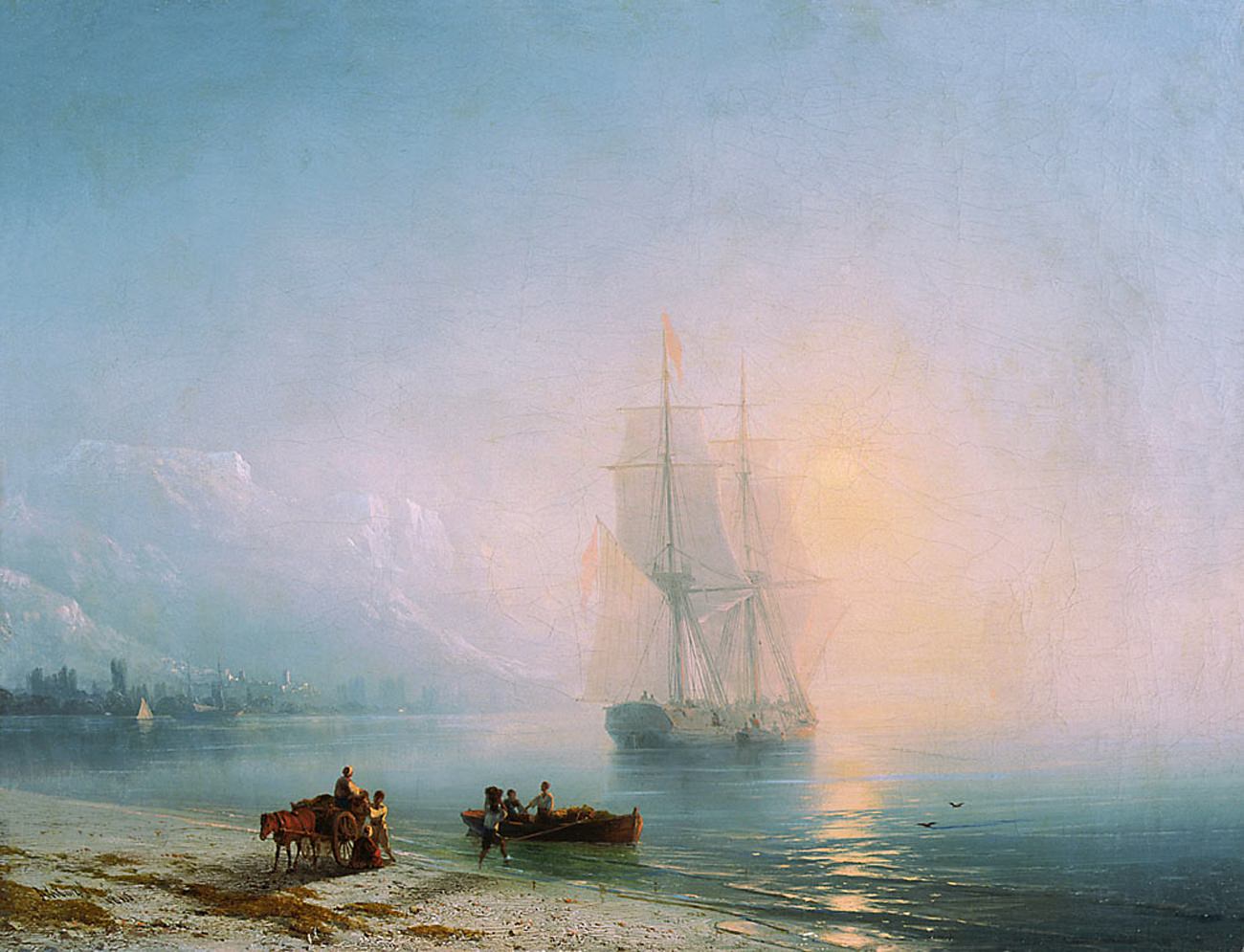 Айвазовский Спокойное море 1863