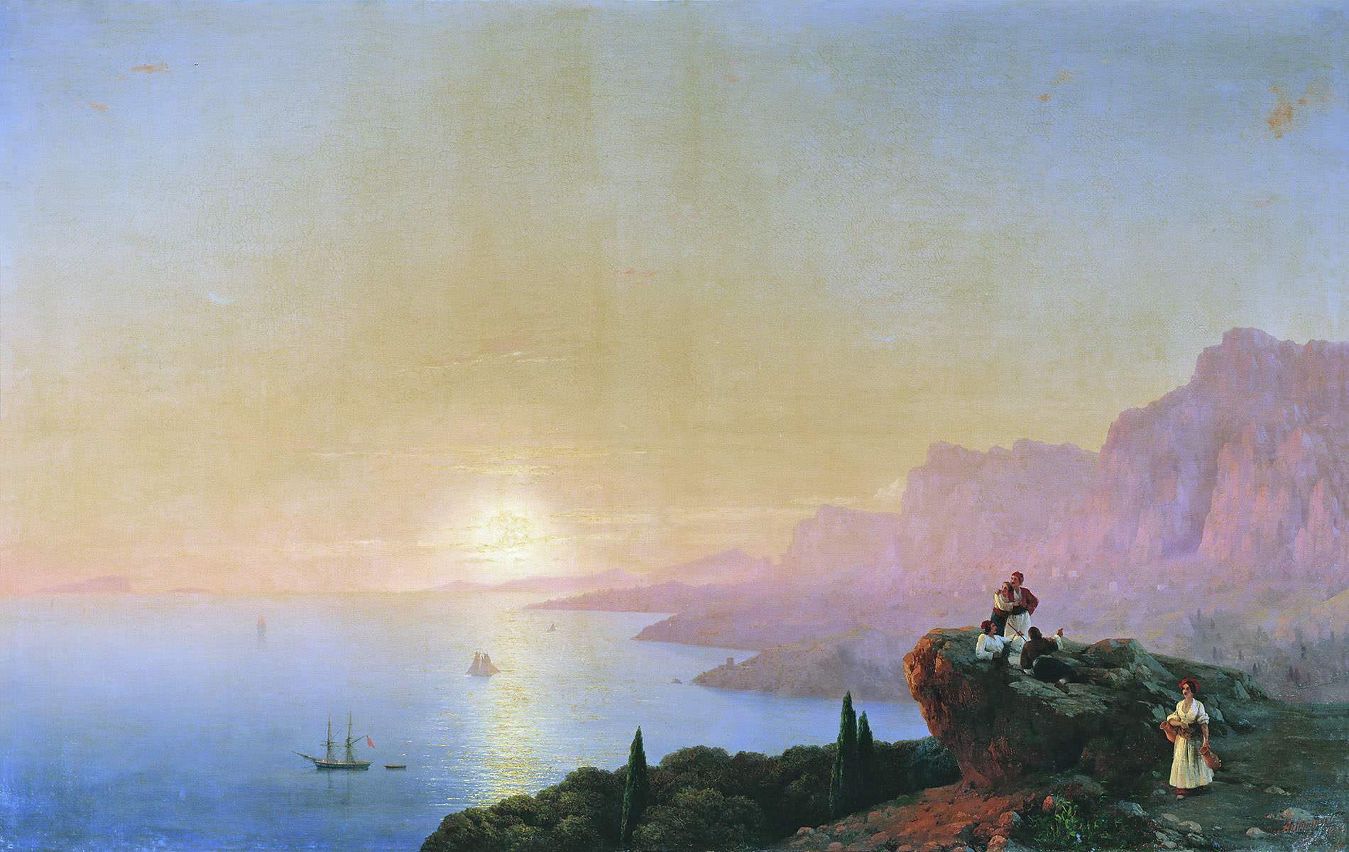 Морской залив, 1842