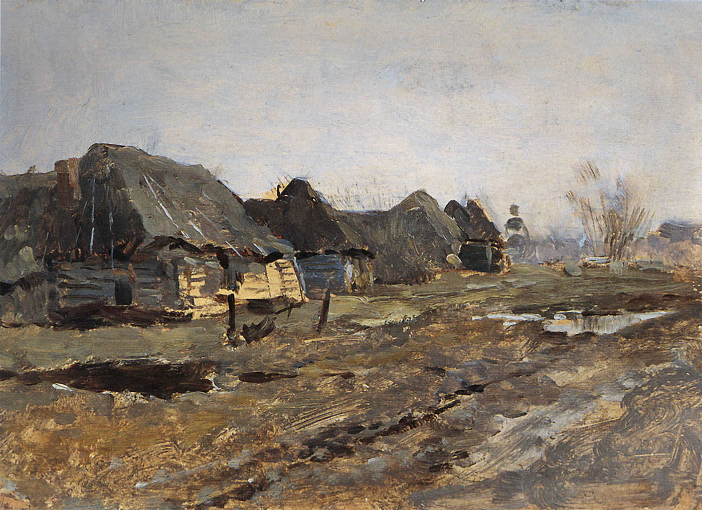 Постой в деревне. 1890-е