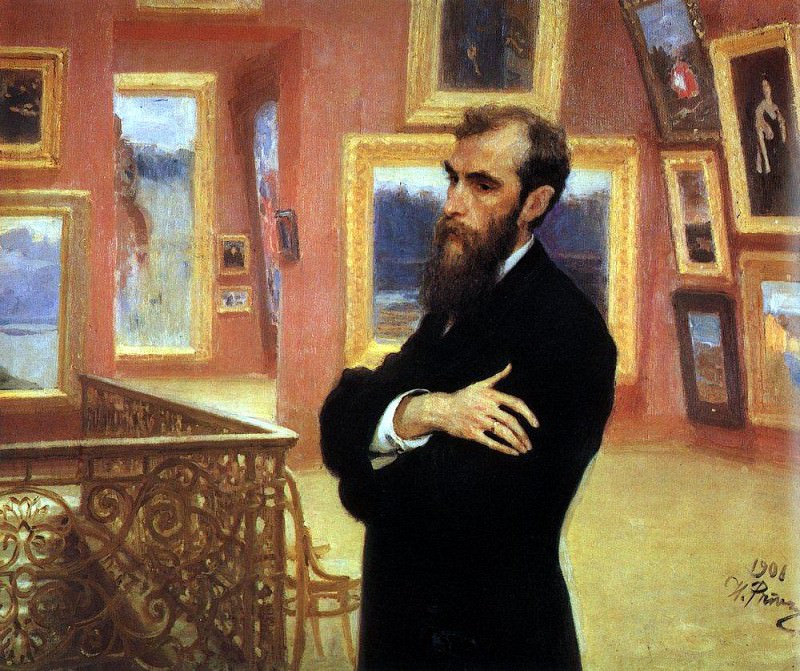 Портрет П. М. Третьякова. 1901